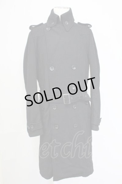 画像1: CIVARIZE / ダブルロングコート 46 ブラック T-25-11-06-013-CI-ou-YM-ZT-M100 (1)