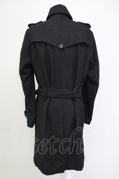 画像2: CIVARIZE / ダブルロングコート 46 ブラック T-25-11-06-013-CI-ou-YM-ZT (2)