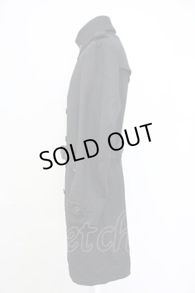 画像3: CIVARIZE / ダブルロングコート 46 ブラック T-25-11-06-013-CI-ou-YM-ZT-M100 (3)