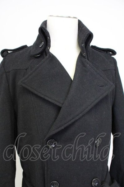 画像4: CIVARIZE / ダブルロングコート 46 ブラック T-25-11-06-013-CI-ou-YM-ZT (4)