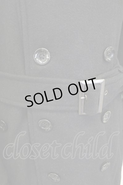 画像5: CIVARIZE / ダブルロングコート 46 ブラック T-25-11-06-013-CI-ou-YM-ZT-M100 (5)