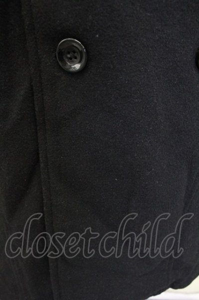 画像7: CIVARIZE / ダブルロングコート 46 ブラック T-25-11-06-013-CI-ou-YM-ZT (7)