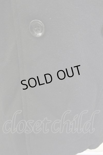 画像7: CIVARIZE / ダブルロングコート 46 ブラック T-25-11-06-013-CI-ou-YM-ZT-M100 (7)