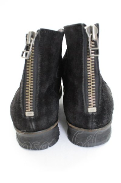 画像2: NO ID. / バックZIPストラップブーツ 約28cm ブラック T-25-11-06-015-NO-sho-YM-ZT (2)