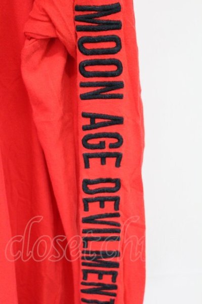 画像3: Moonage Devilment / Embroidery Over L/Sカットソー 44 レッド T-25-11-10-018-Mo-ts-YM-ZT (3)