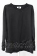 画像1: Moonage Devilment / PRINT PULLOVER カットソー 46 ブラック T-25-11-10-019-Mo-to-YM-ZT (1)
