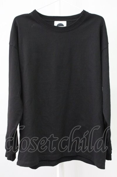 画像1: Moonage Devilment / PRINT PULLOVER カットソー 46 ブラック T-25-11-10-019-Mo-to-YM-ZT (1)