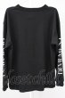 画像2: Moonage Devilment / PRINT PULLOVER カットソー 46 ブラック T-25-11-10-019-Mo-to-YM-ZT (2)