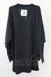 画像2: Moonage Devilment / レイヤードスリーブオーバーカットソー 44 ブラック T-25-11-10-020-Mo-to-YM-ZT (2)