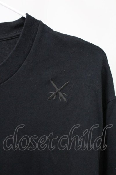 画像3: Moonage Devilment / レイヤードスリーブオーバーカットソー 44 ブラック T-25-11-10-020-Mo-to-YM-ZT (3)