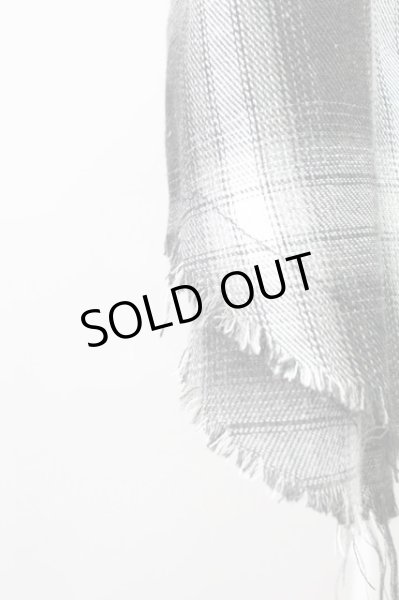 画像5: Moonage Devilment / カットオフルーズチェックネルシャツ  ブラック T-25-11-10-021-Mo-sh-YM-ZT101 (5)