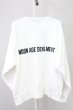 画像2: Moonage Devilment / Embroidery Pull Over トレーナー 44 ホワイト T-25-11-10-022-Mo-to-YM-ZT (2)