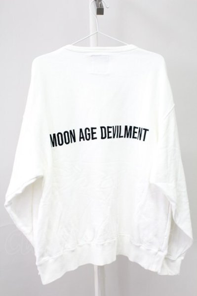 画像2: Moonage Devilment / Embroidery Pull Over トレーナー 44 ホワイト T-25-11-10-022-Mo-to-YM-ZT (2)
