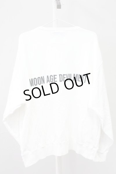 画像2: Moonage Devilment / Embroidery Pull Over トレーナー 44 ホワイト T-25-11-10-022-Mo-to-YM-ZT (2)