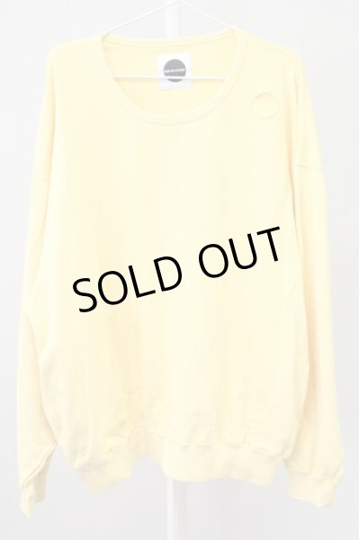 画像1: Moonage Devilment / Embroidery Pull Over トレーナー 46 イエロー T-25-11-10-023-Mo-to-YM-ZT (1)