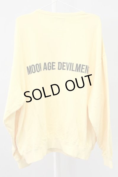 画像2: Moonage Devilment / Embroidery Pull Over トレーナー 46 イエロー T-25-11-10-023-Mo-to-YM-ZT (2)