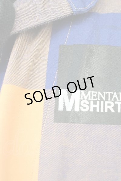 画像7: MENTAL / フードチェックシャツ  オレンジ T-25-11-10-025-ME-sh-YM-ZT (7)