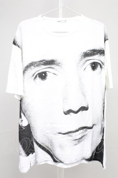 画像1: LAD MUSICIAN / フォトプリントTシャツ　ジョニー・ロットン 44 ホワイト T-25-11-10-004-LA-ts-YM-ZT (1)