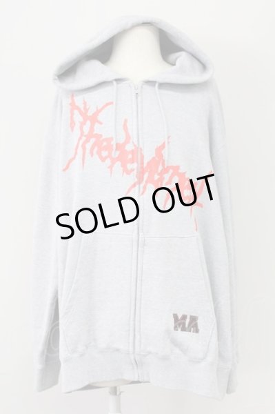 画像1: Moonage Devilment / Graphic Printパーカー 48 グレー T-25-11-10-029-Mo-to-YM-ZT087 (1)