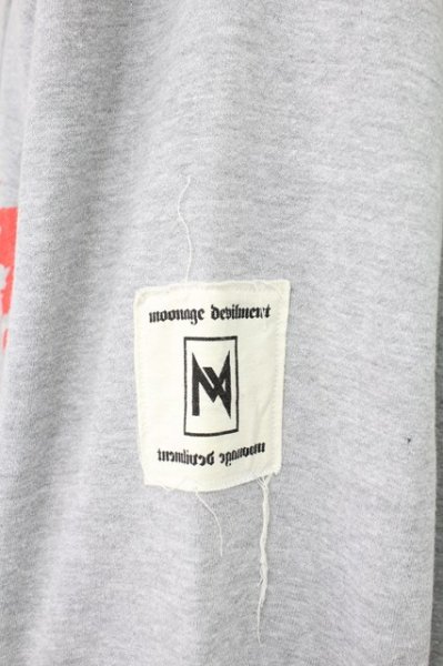画像3: Moonage Devilment / Graphic Printパーカー 48 グレー T-25-11-10-029-Mo-to-YM-ZT (3)