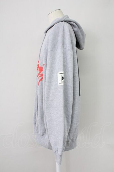 画像4: Moonage Devilment / Graphic Printパーカー 48 グレー T-25-11-10-029-Mo-to-YM-ZT (4)