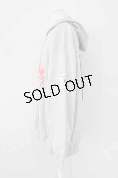 画像4: Moonage Devilment / Graphic Printパーカー 48 グレー T-25-11-10-029-Mo-to-YM-ZT087 (4)