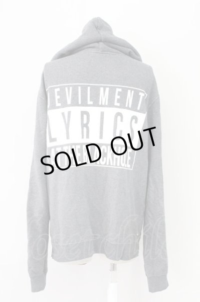 画像2: Moonage Devilment / SUPER BIG パーカー  グレー T-25-11-10-030-Mo-to-YM-ZT (2)