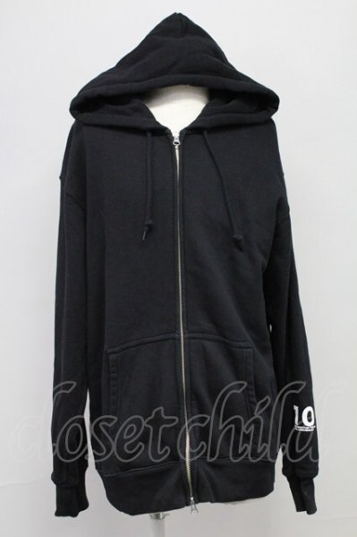 画像1: Moonage Devilment / B/PRINT パーカー 44 ブラック T-25-11-10-031-Mo-to-YM-ZT (1)