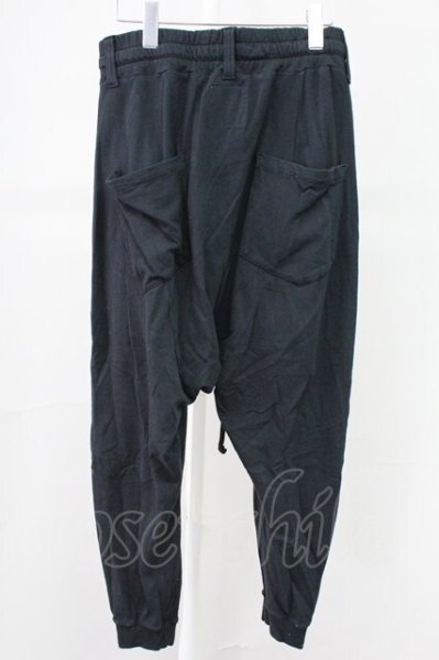 画像2: Moonage Devilment / エンブロイダリーサルエルジョガーパンツ 01 ブラック T-25-11-10-035-Mo-pa-YM-ZT (2)