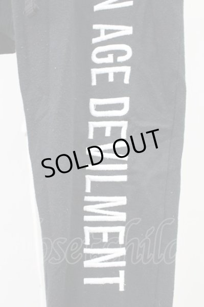 画像4: Moonage Devilment / エンブロイダリーサルエルジョガーパンツ 01 ブラック T-25-11-10-035-Mo-pa-YM-ZT (4)