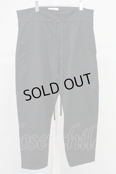 画像1: Moonage Devilment / ウールポリハイウエストイージーワイドスラックス F ブラック T-25-11-10-037-Mo-pa-YM-ZT088 (1)