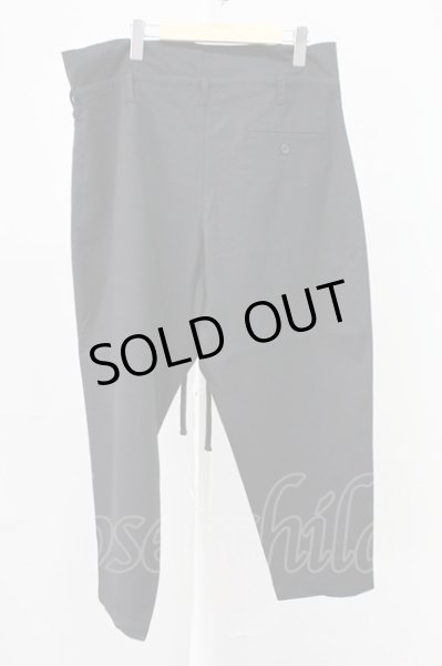 画像2: Moonage Devilment / ウールポリハイウエストイージーワイドスラックス F ブラック T-25-11-10-037-Mo-pa-YM-ZT088 (2)