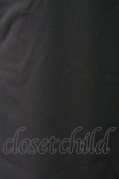 画像5: Moonage Devilment / ウールポリハイウエストイージーワイドスラックス F ブラック T-25-11-10-037-Mo-pa-YM-ZT (5)