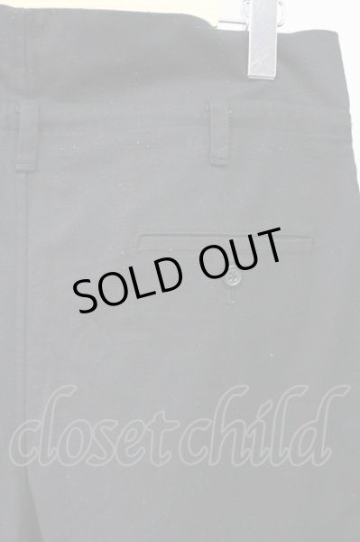 画像6: Moonage Devilment / ウールポリハイウエストイージーワイドスラックス F ブラック T-25-11-10-037-Mo-pa-YM-ZT088 (6)