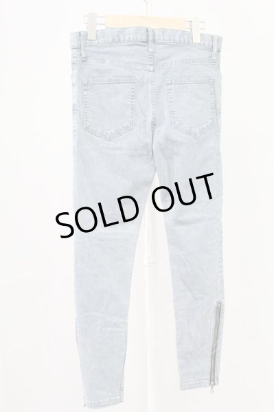 画像2: Moonage Devilment / サイドZIPスキニーデニムパンツ 02 インディゴ T-25-11-10-039-Mo-pa-YM-ZT (2)