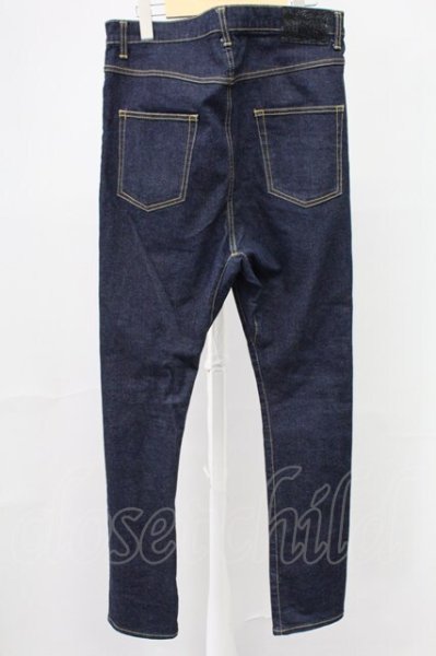 画像2: Moonage Devilment / サルエルスキニーデニムパンツ 00 インディゴ T-25-11-10-040-Mo-pa-YM-ZT (2)