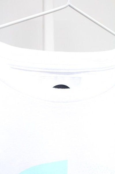 画像5: Moonage Devilment / F/PRINT OVER Tシャツ 46 ホワイトｘサックス T-25-11-10-006-Mo-ts-YM-ZT (5)