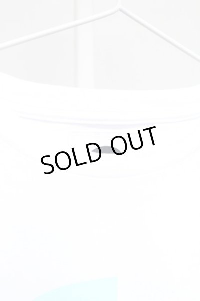 画像5: Moonage Devilment / F/PRINT OVER Tシャツ 46 ホワイトｘサックス T-25-11-10-006-Mo-ts-YM-ZT (5)