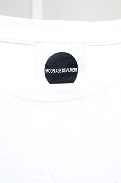 画像3: Moonage Devilment / F/PRINT OVER Tシャツ 46 ホワイト T-25-11-10-007-Mo-ts-YM-ZT (3)