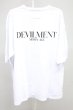 画像2: Moonage Devilment / B/PRINT OVER Tシャツ 46 ホワイト T-25-11-10-008-Mo-ts-YM-ZT (2)