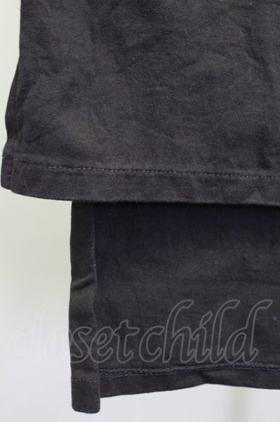 画像4: Moonage Devilment / コットンオーバーロングテールタンクトップ F ユーズドブラック T-25-11-10-001-Mo-ts-YM-ZT (4)