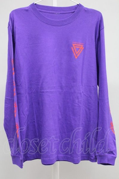 画像1: Moonage Devilment / GRAPHIC PRINT L/S T-shirt TYPE B カットソー  パープル T-25-11-10-010-Mo-to-YM-ZT (1)