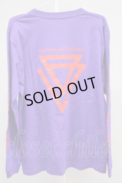 画像2: Moonage Devilment / GRAPHIC PRINT L/S T-shirt TYPE B カットソー  パープル T-25-11-10-010-Mo-to-YM-ZT (2)