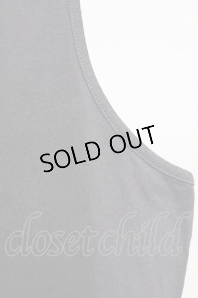 画像5: Moonage Devilment / コットンオーバーロングテールタンクトップ F ユーズドブラック T-25-11-10-001-Mo-ts-YM-ZT102 (5)