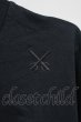 画像3: Moonage Devilment / コットンZIPオーバー Tシャツ 44 ブラック T-25-11-10-011-Mo-ts-YM-ZT (3)