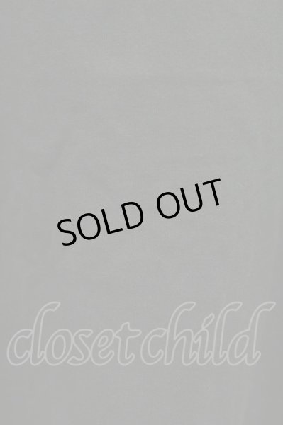 画像8: Moonage Devilment / コットンZIPオーバー Tシャツ 44 ブラック T-25-11-10-011-Mo-ts-YM-ZT (8)