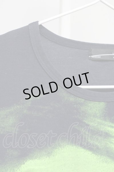 画像3: LAD MUSICIAN / フォトプリントTシャツ　ジョニー・ロットン 44 ブラックxグリーン T-25-11-10-012-LA-ts-YM-ZT101 (3)