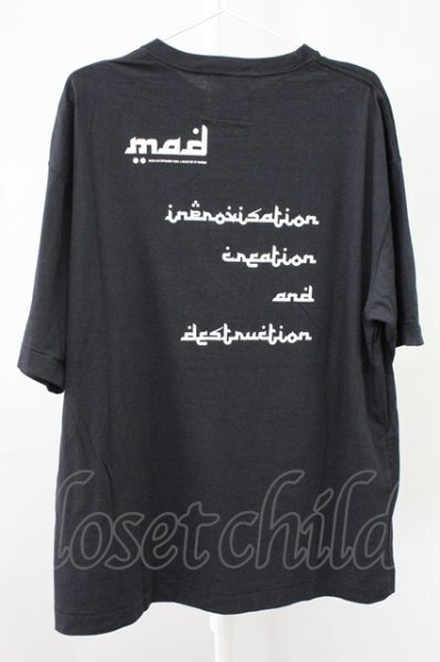 画像2: Moonage Devilment / GRAPHIC Tシャツ TYPE D 44 ブラック T-25-11-10-014-Mo-ts-YM-ZT (2)