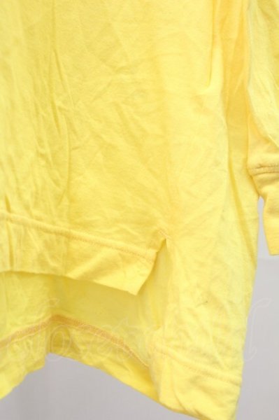 画像5: Moonage Devilment / Embroidery Over L/Sカットソー 42 イエロー T-25-11-10-016-Mo-ts-YM-ZT (5)