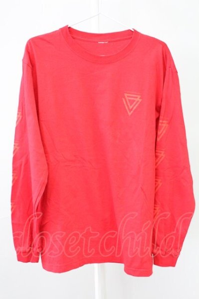 画像1: Moonage Devilment / GRAPHIC PRINT L/S T-shirt TYPE B カットソー  レッド T-25-11-10-017-Mo-to-YM-ZT (1)